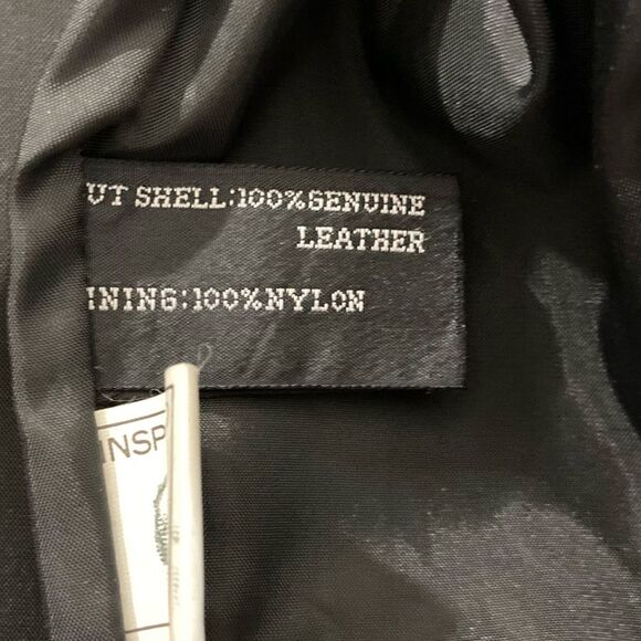 Vintage Pelle Suede Jacket Women's Medium Black Genuine Leather 90s Y2K - Picture 7 of 10